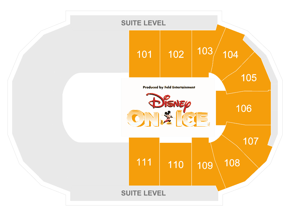 Hertz Arena seating chart